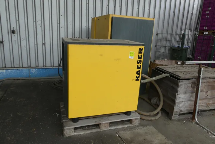 1x Kaeser - Kältetrockner, 1x Sigma Schraubenkompressor Modell: TD 61 / BSD 62